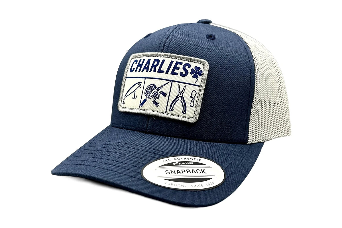 Fishing apparel: caps, tees and hoodies by Charlie's Fishing