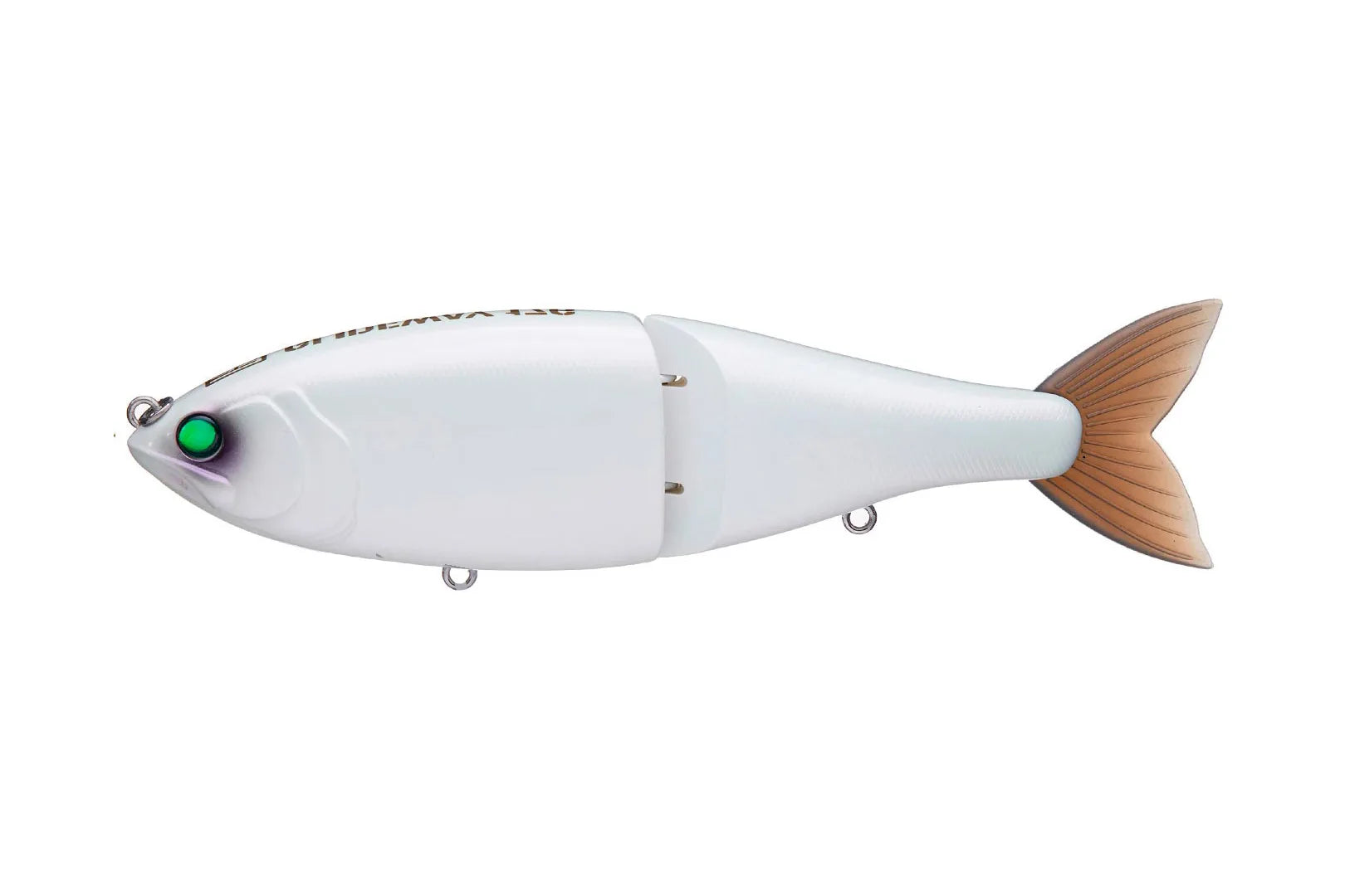 Swimbait Republic Glideway 126 adjustable glidebait with lead weight stickers and treble hooks for versatile fishing