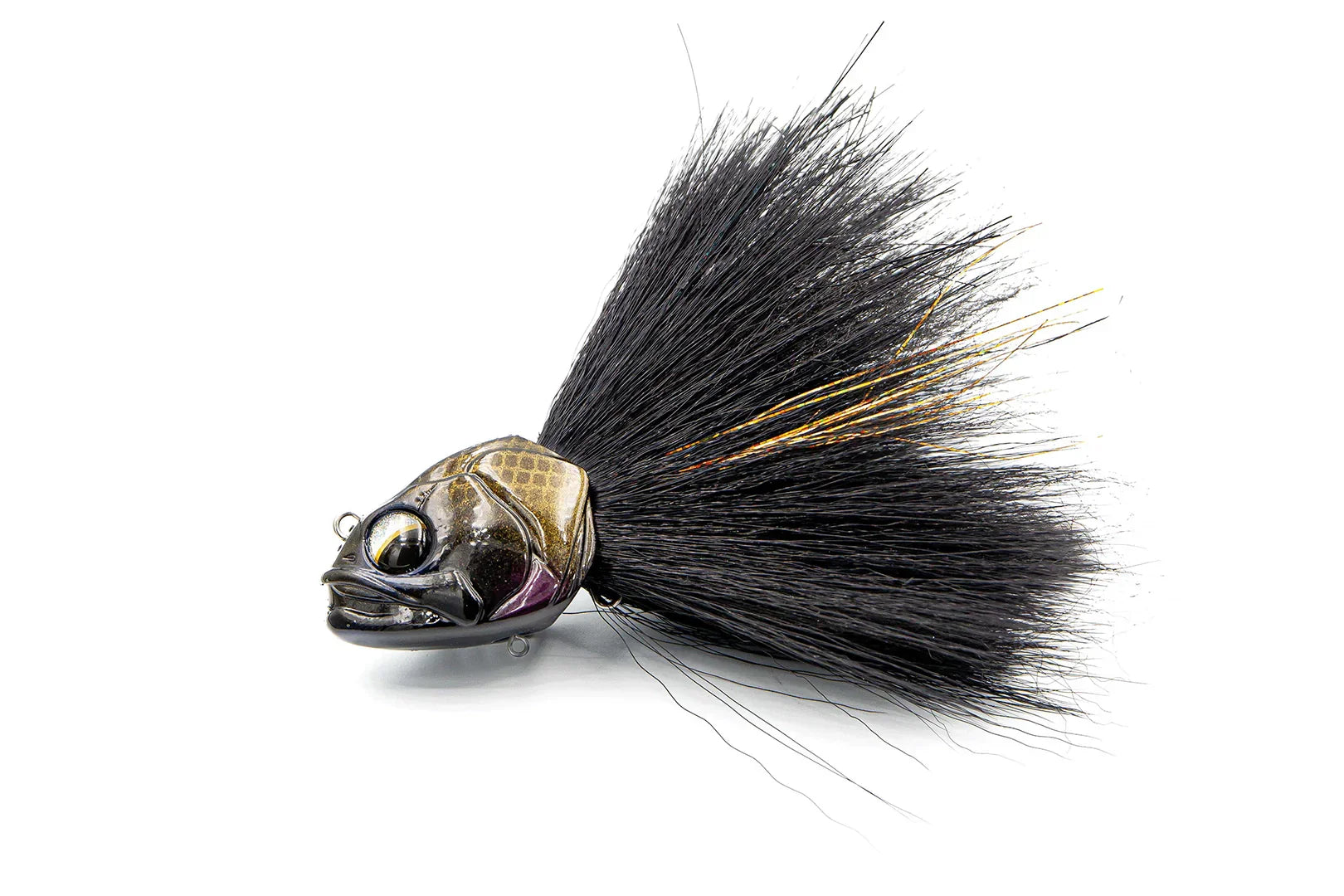 BIM Tackle Shallow Cruiser Rig Bucktail Pike Rig 10 cm 35 g Black Is Magic BIM Tackle Shallow Cruiser Rig Bucktail Pike Rig 10 cm 35 g Black Is Magic