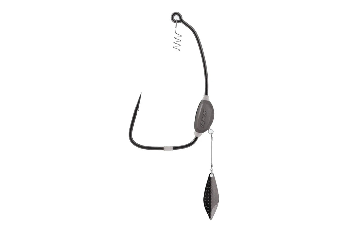 BKK Titandiver+ weighted swimbait hook with spinning blade
