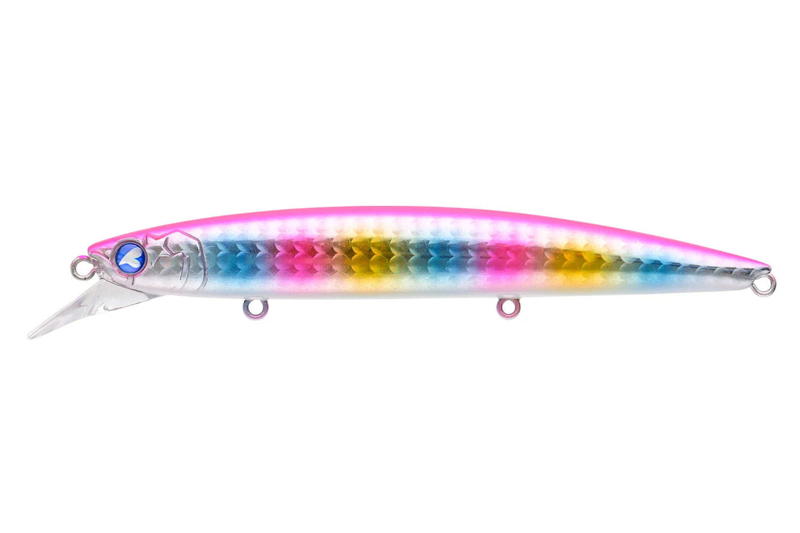 BlueBlue Blooowin 110S versatile jerkbait lure with three treble hooks and tungsten weight system