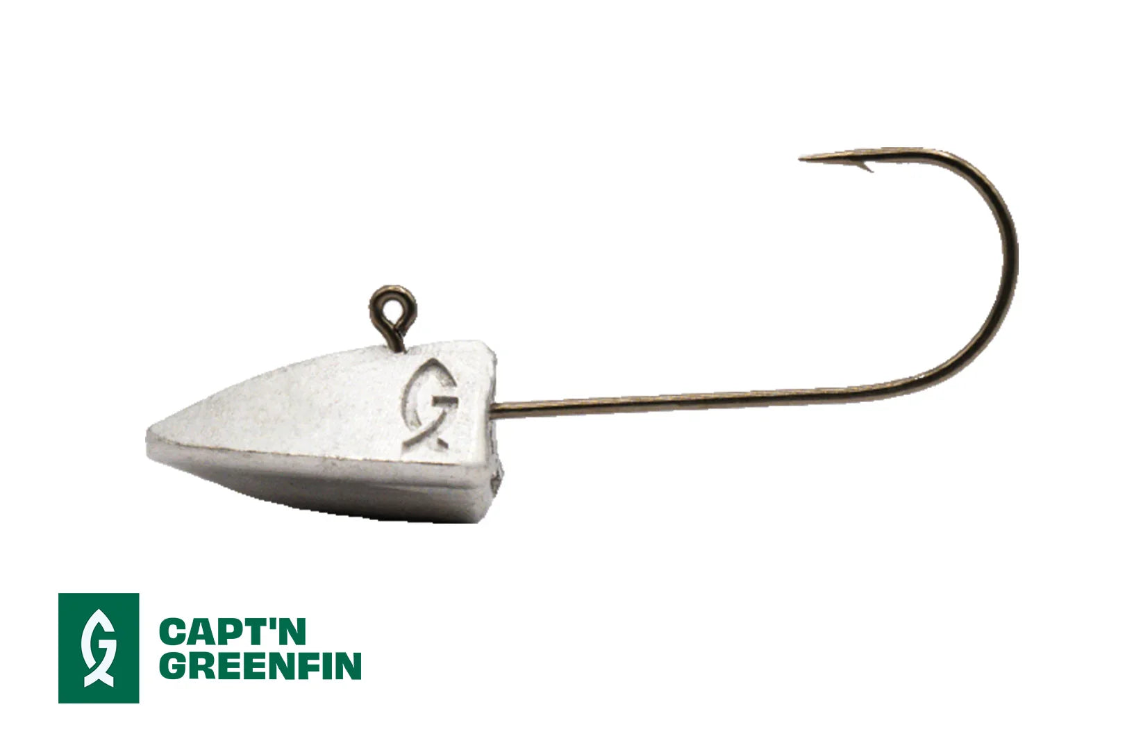 dart fishing hooks Capt'n Greenfin Dart Jighead 2/0