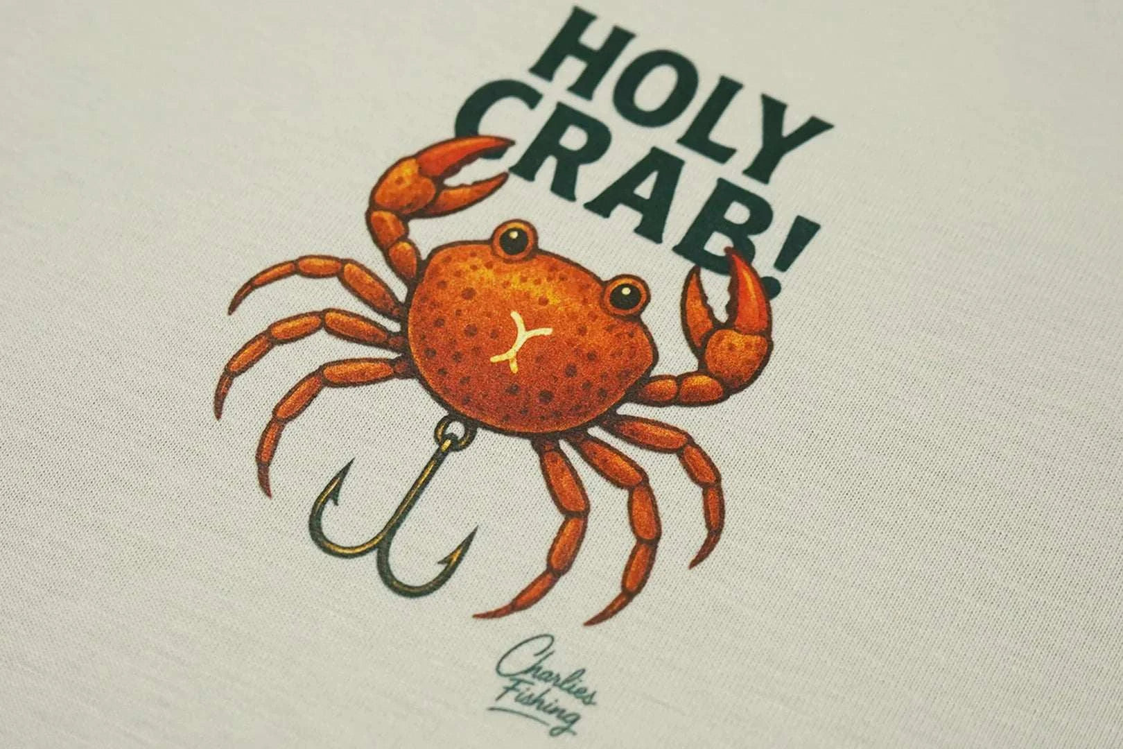 Charlies Tee Holy Crab