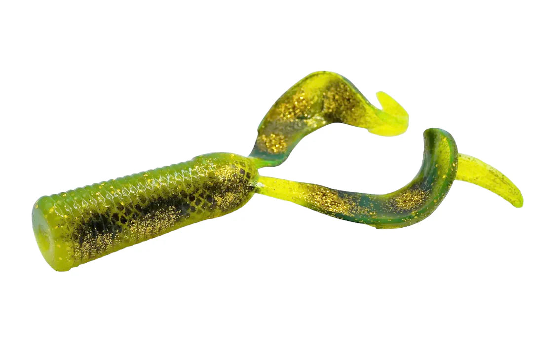 CWC Double Tail fishing trailer with two flexible tails for bucktail rigs
