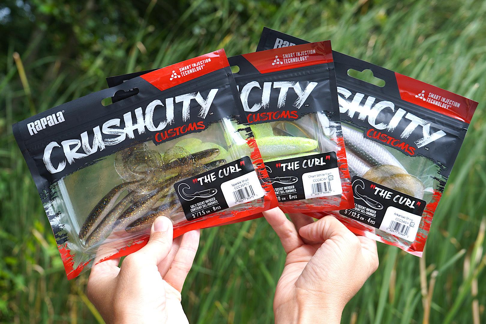 Rapala CrushCity The Curl soft bait with responsive curl tail for fishing predators