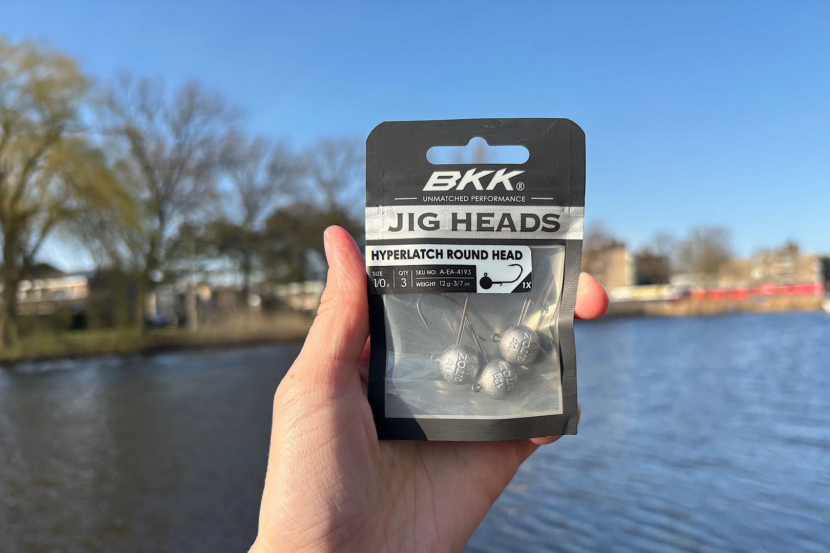 BKK Hyperlatch Round Jig hooks with round head and Hyperlatch keeper system for secure soft bait presentation