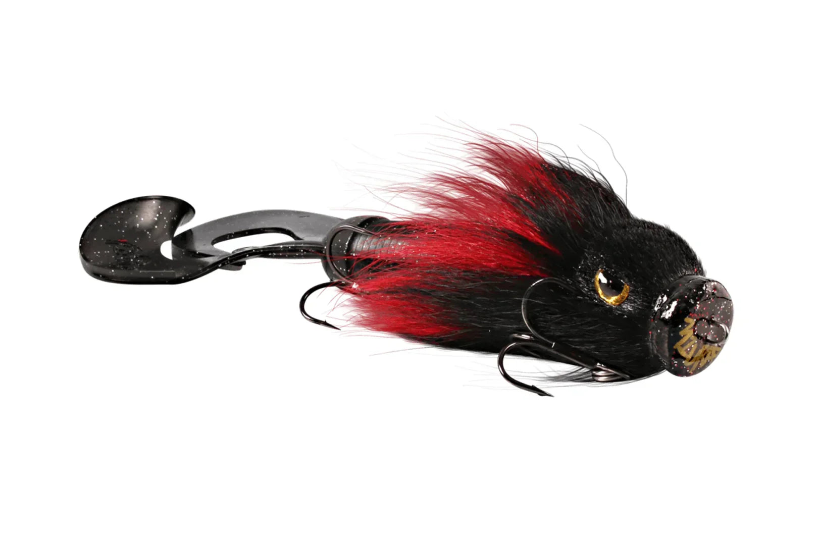 CWC Miuras Mouse fishing lure with bucktail and Double Tail for swimming action and big fish catching ability