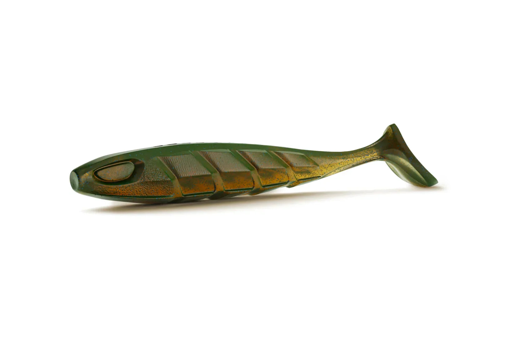Nays PRDTR 50 2.0 softbait color C02 dark green brown – paddle tail for perch, zander and pike