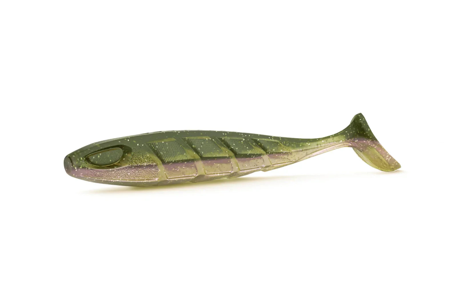 Nays PRDTR 50 2.0 softbait color C03 green purple – paddle tail for perch, zander and pike