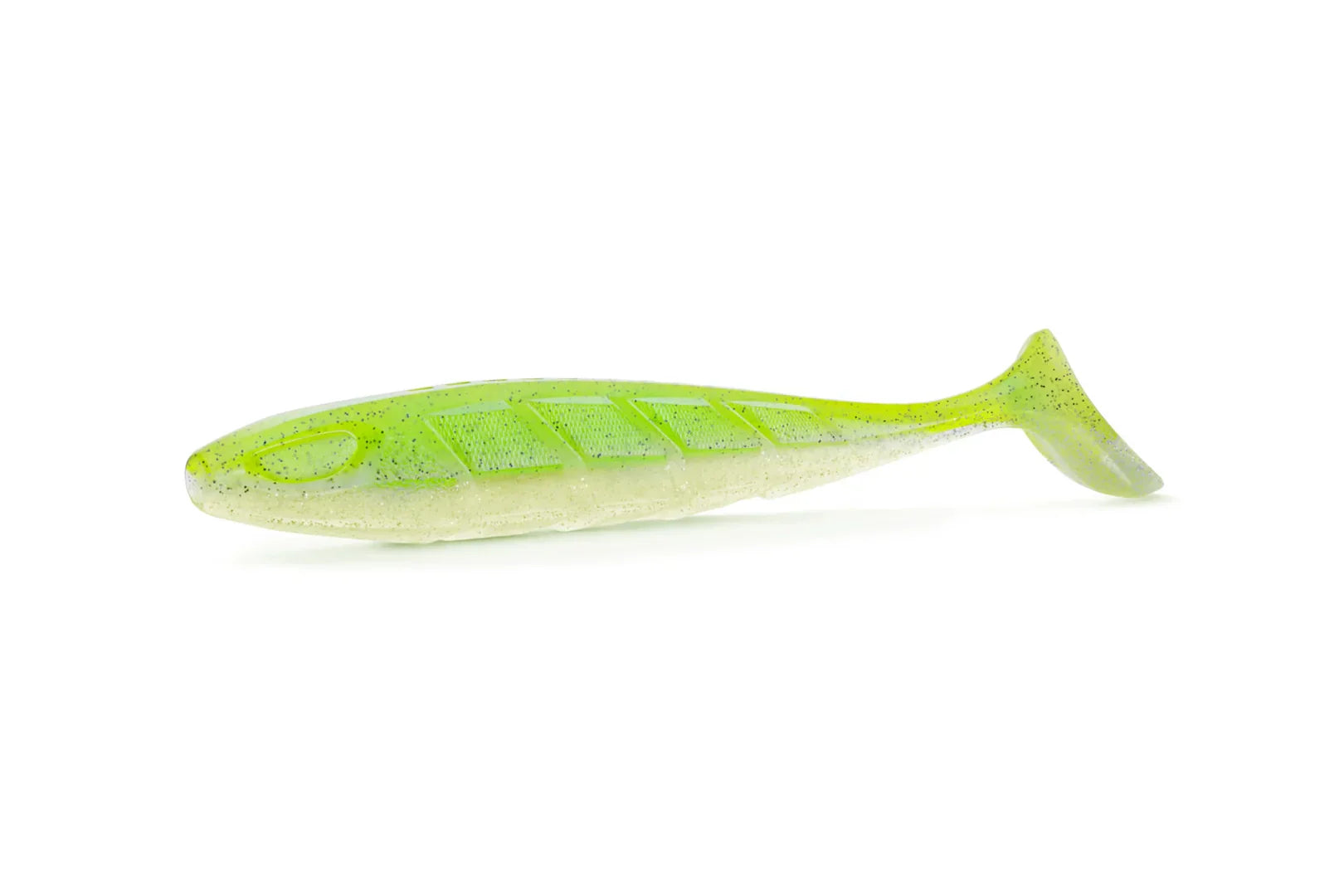 Nays PRDTR 50 2.0 softbait color C07 chartreuse green – paddle tail for perch, zander and pike