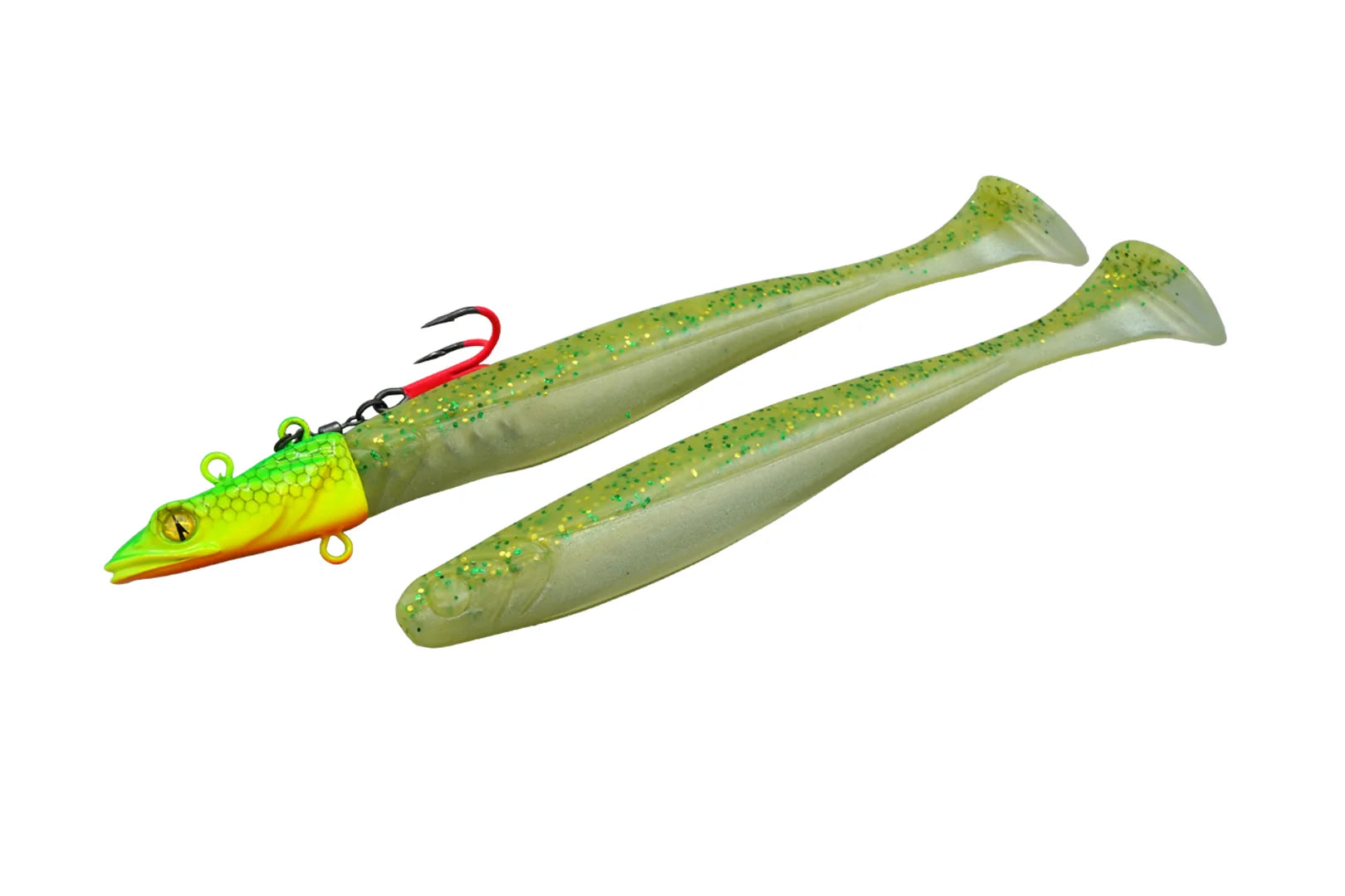 VMC Pela Jig Combo 60g with digital 3D finish and treble hooks for pelagic fishing