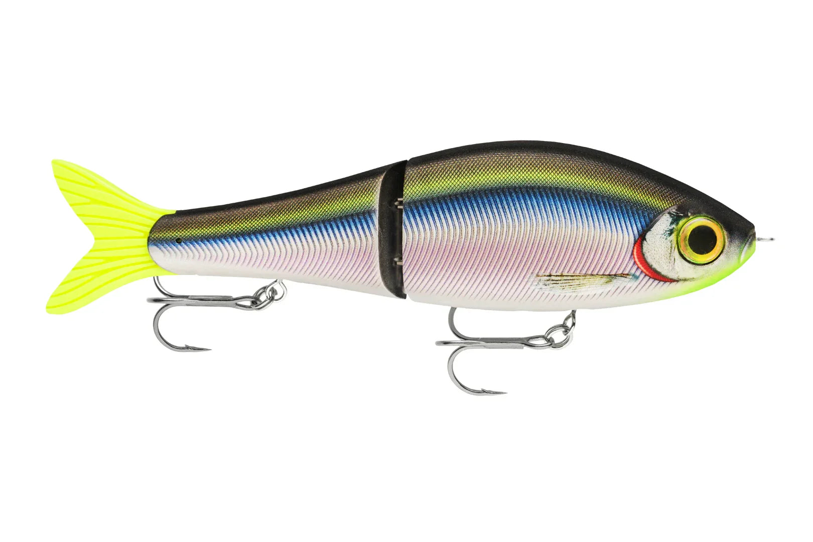 Rapala Super Shadow Rap Glide 11 glidebait lure for pike fishing with screw-in weight and S-curve action