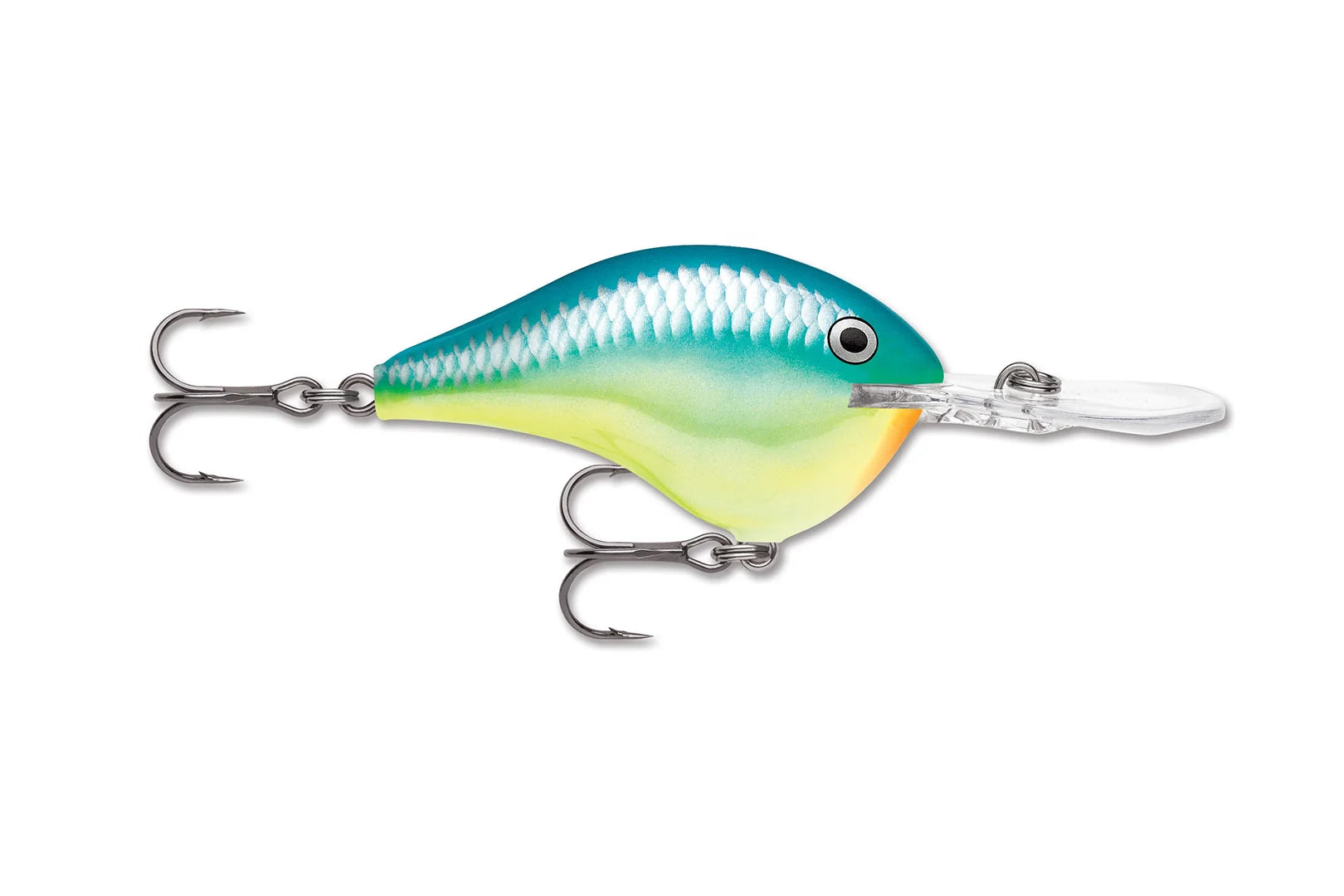 Rapala Dives-To 12 deep-diving crankbait with realistic minnow profile and wide wobbling action