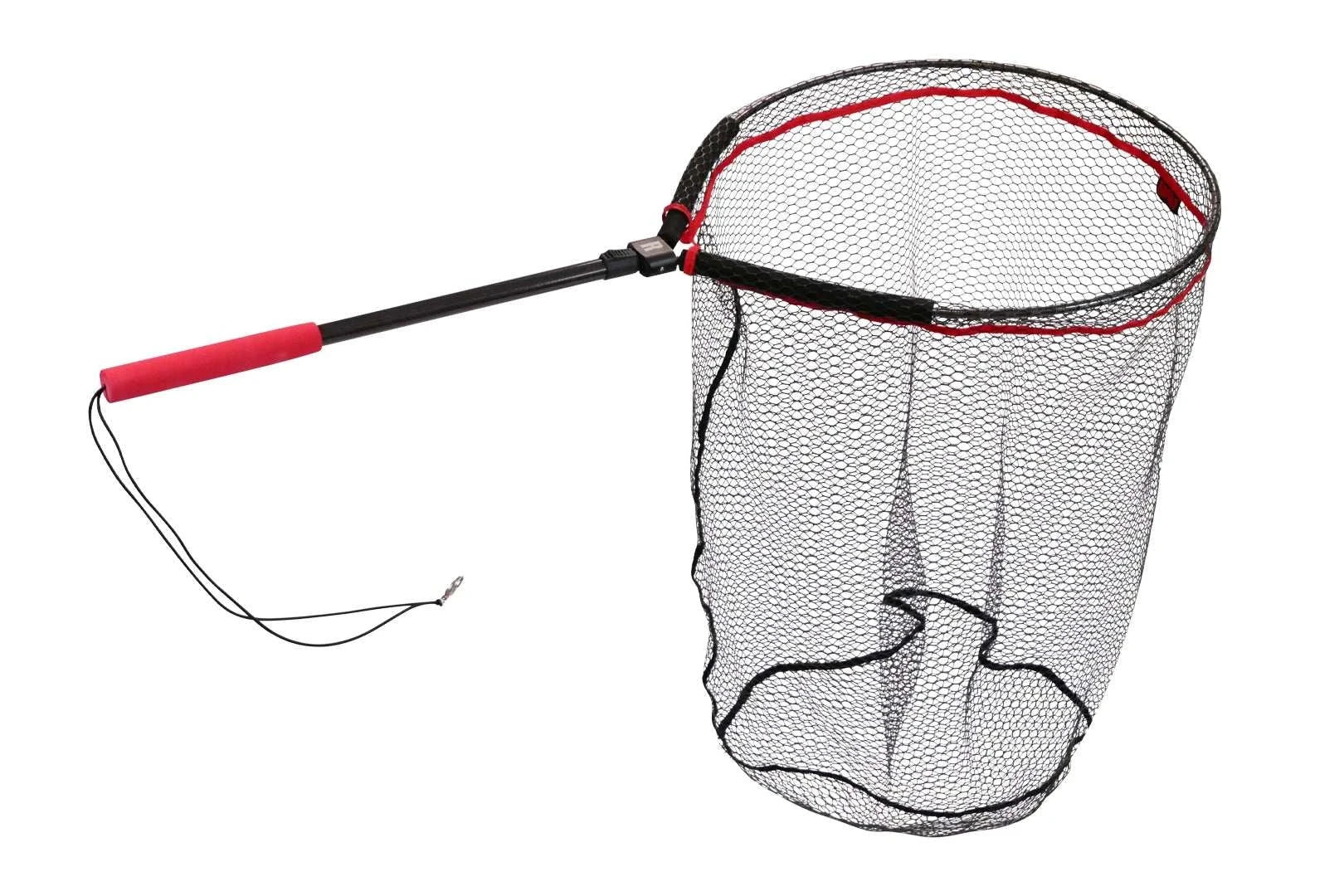 Rapala Karbon Float Tube Net with lightweight carbon handle and compact fish-friendly design for float tube fishing