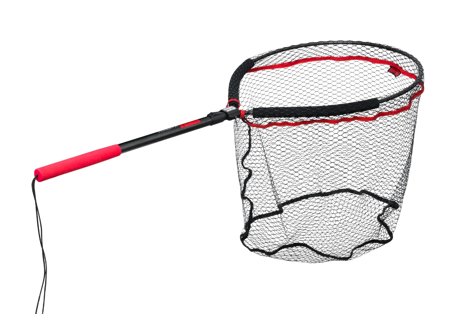 Rapala Karbon Kayak Net with lightweight carbon handle and compact fish-friendly design for kayak fishing.