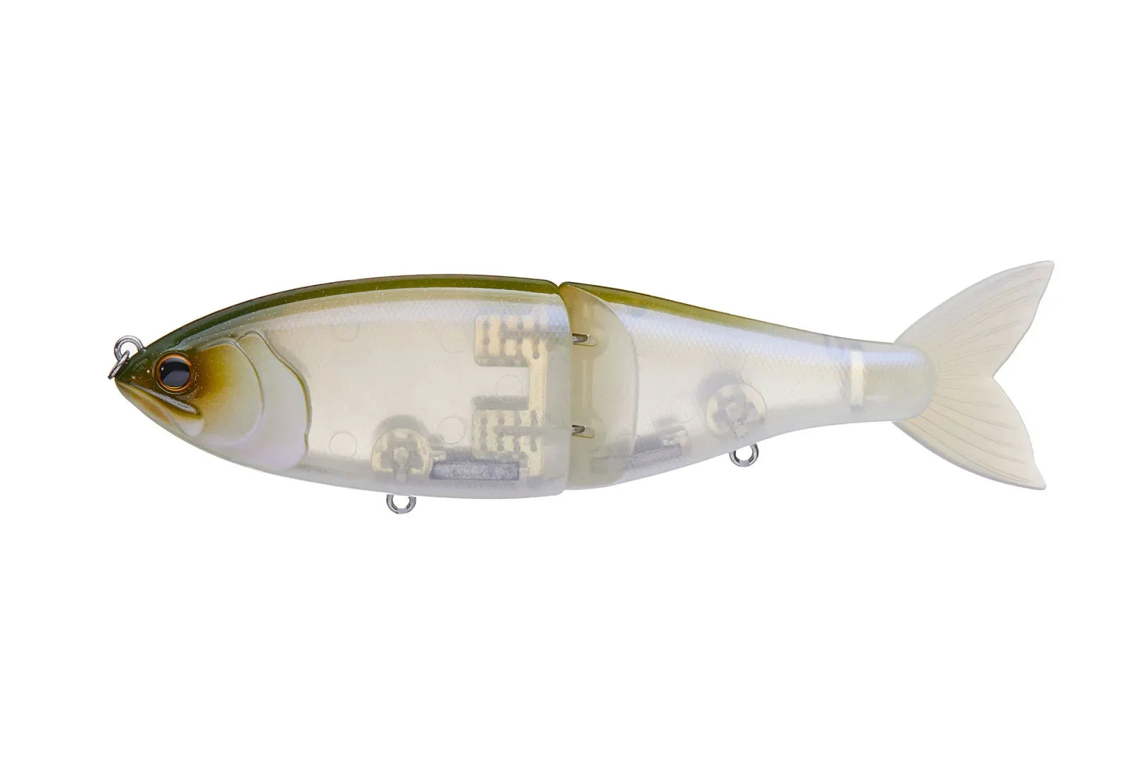 Swimbait Republic Glideway 126 adjustable glidebait lure with lead weight stickers and treble hooks for versatile fishing