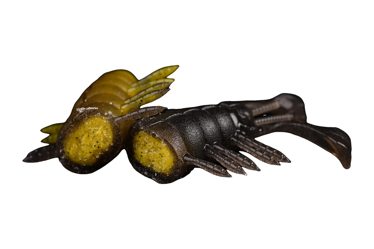 DSTYLE SVSB Big 3.4" creature bait, cross-section showing the inner core