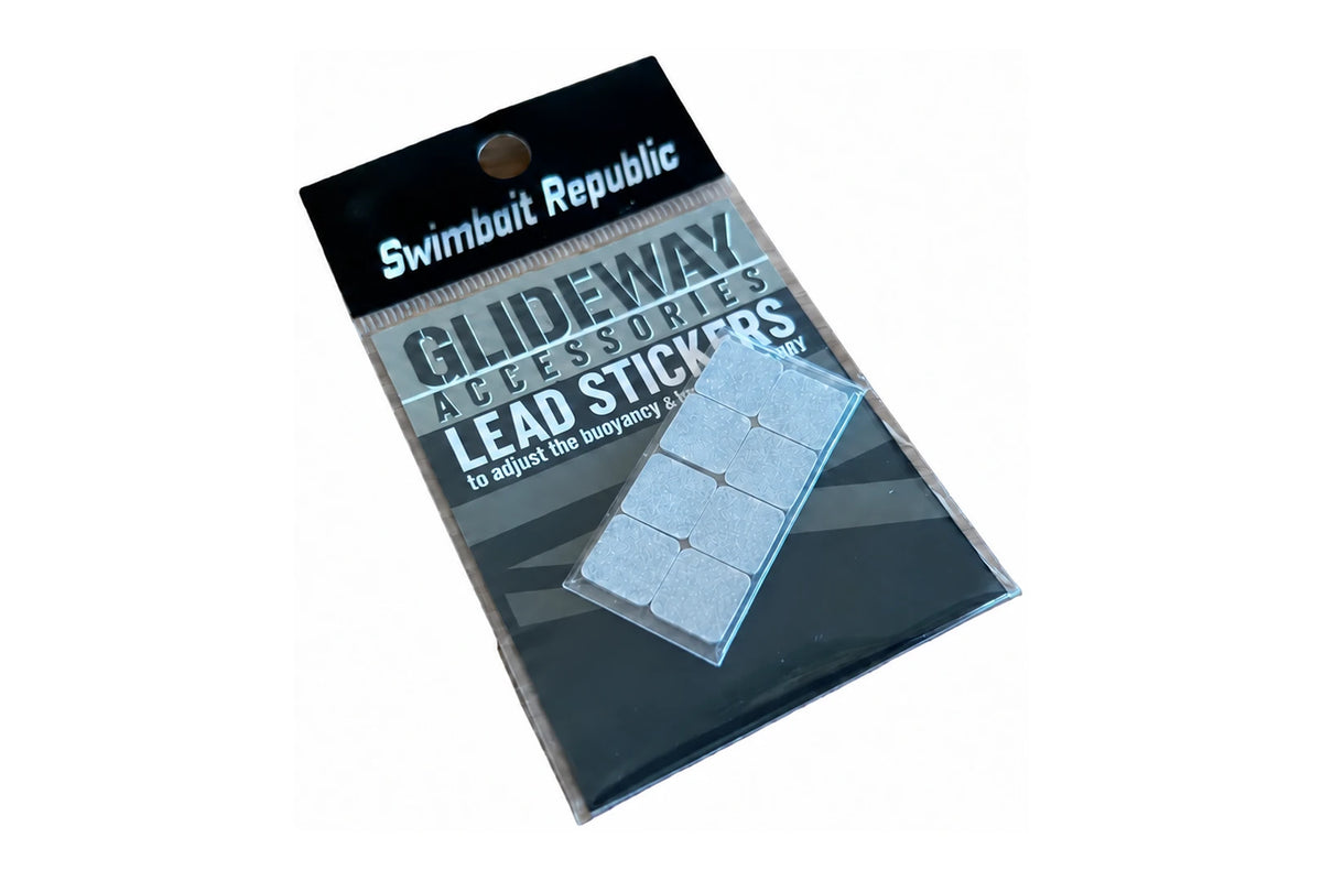 Swimbait Republic Glideway 236 Weight Stickers lead stickers