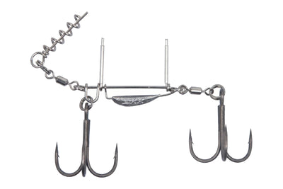 BKK BB Trigger-21 Stinger Rig with two Spear-21 trebles, size 1/0