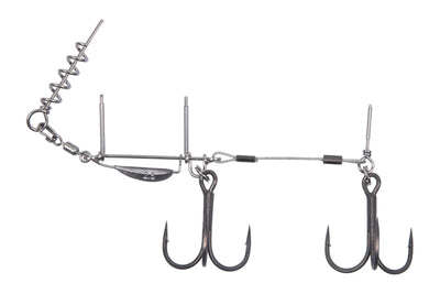 BKK BB Trigger-21 Stinger Rig with two Spear-21 trebles, size 2/0