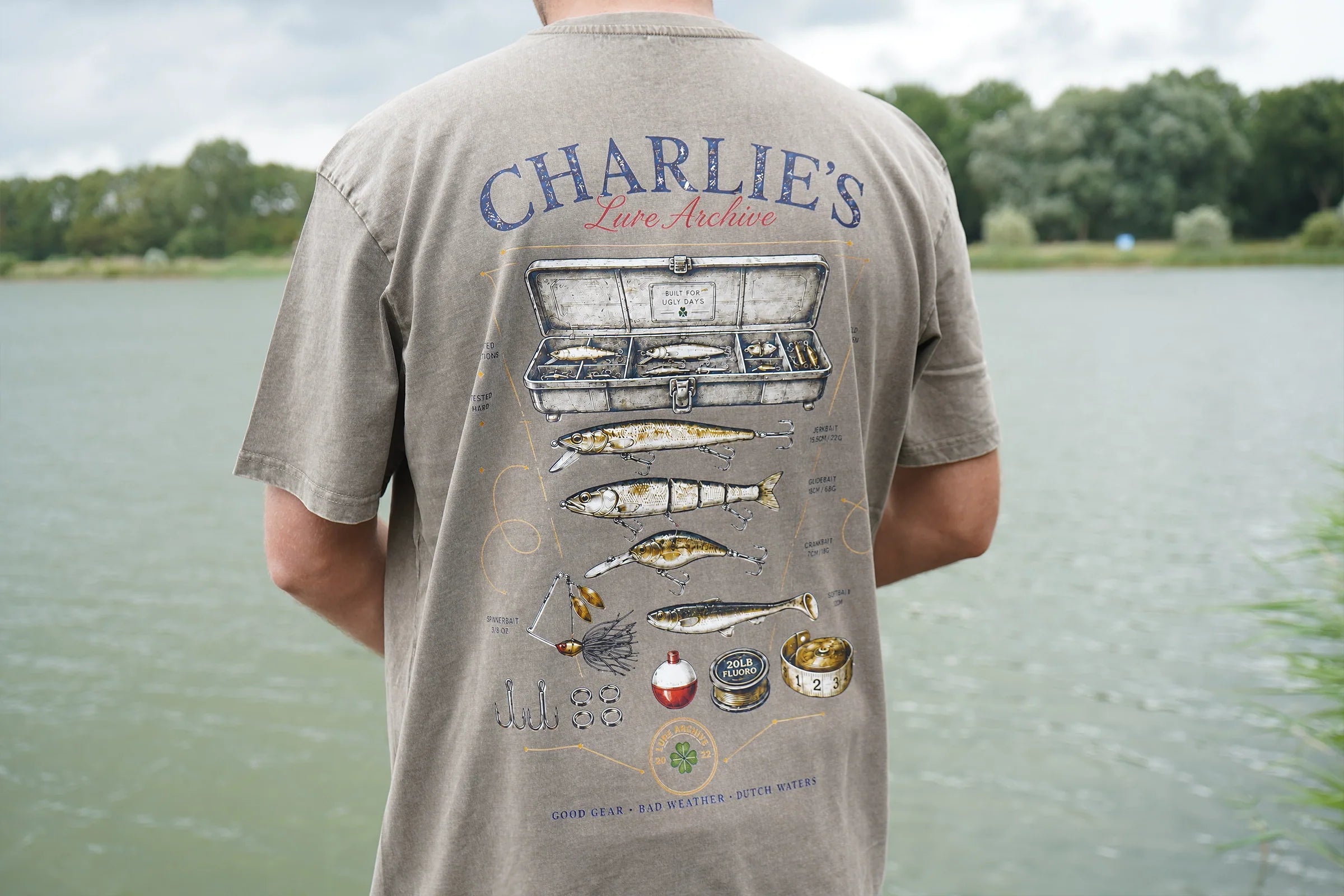 Charlie’s Fishing Lure Archive Tee 