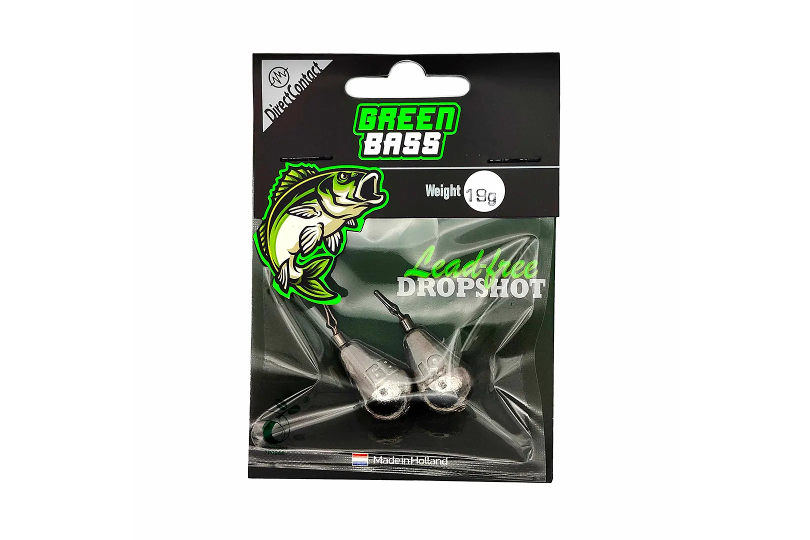 Green Bass Lead-Free Dropshot
