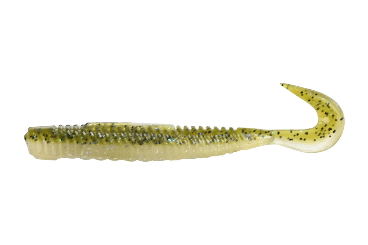 DSTYLE D.S Kammer softbait met sikkelstaart in de kleur Camo