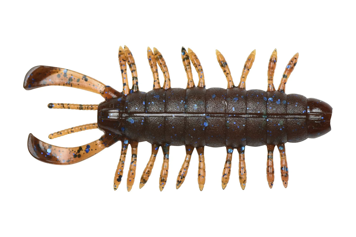 DSTYLE SVSB Big 3.4" creature bait colore Scappanon Blue Flake