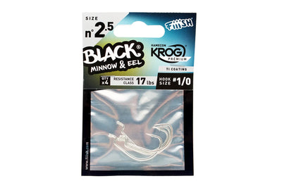 Fiiish Black Minnow Hooks