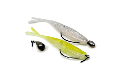 Kaesu Isana Texas rig and free rig, salted softbait