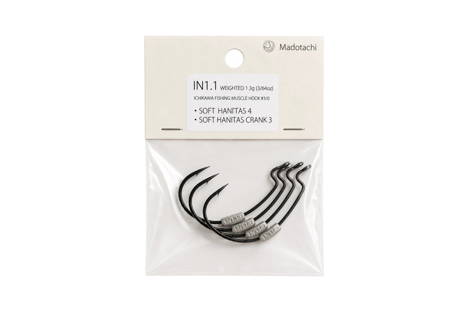Madotachi Hooks for Soft Hanitas Crank 3 and Soft Hanitas 4