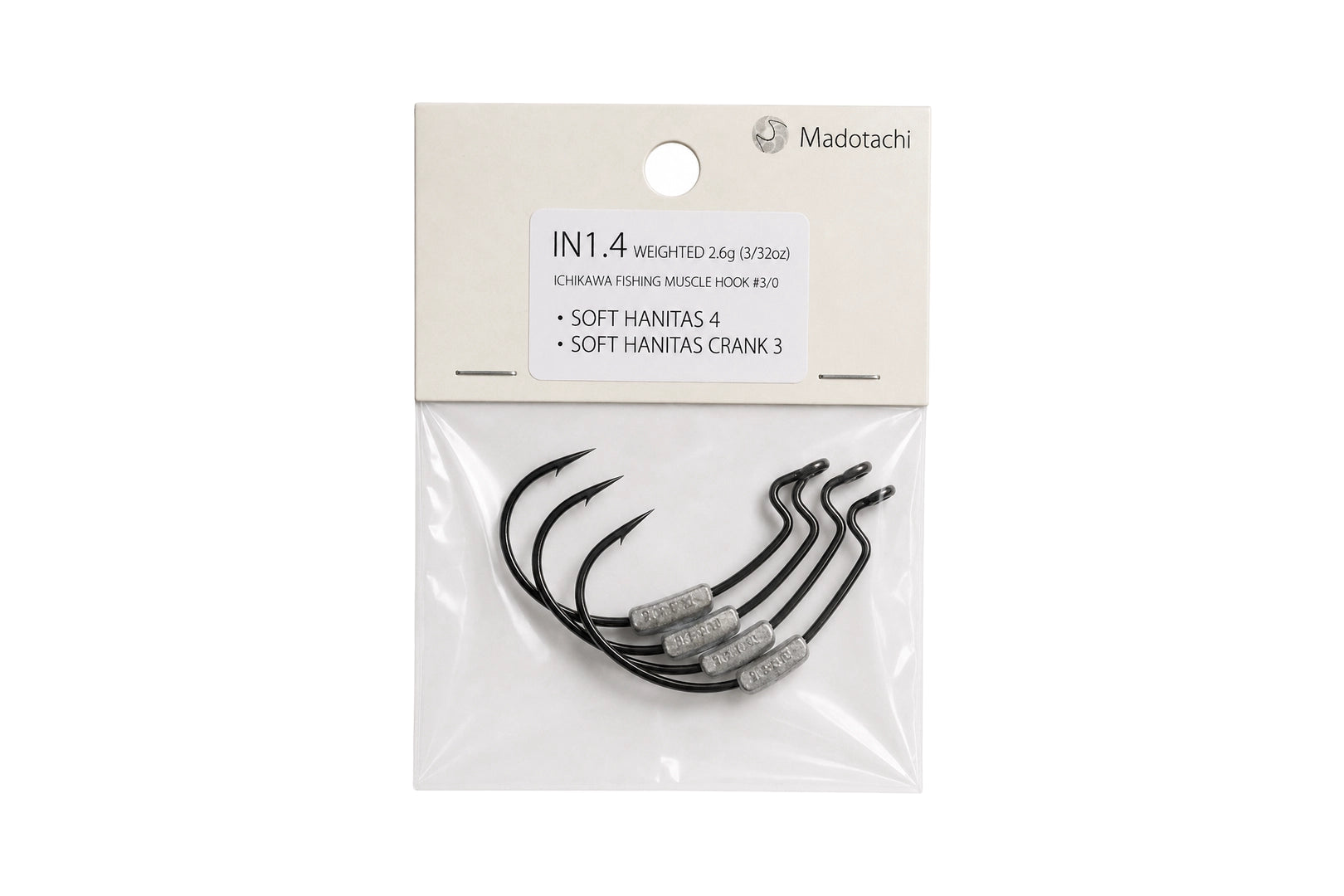 Madotachi Hooks for Soft Hanitas Crank 3 and Soft Hanitas 4