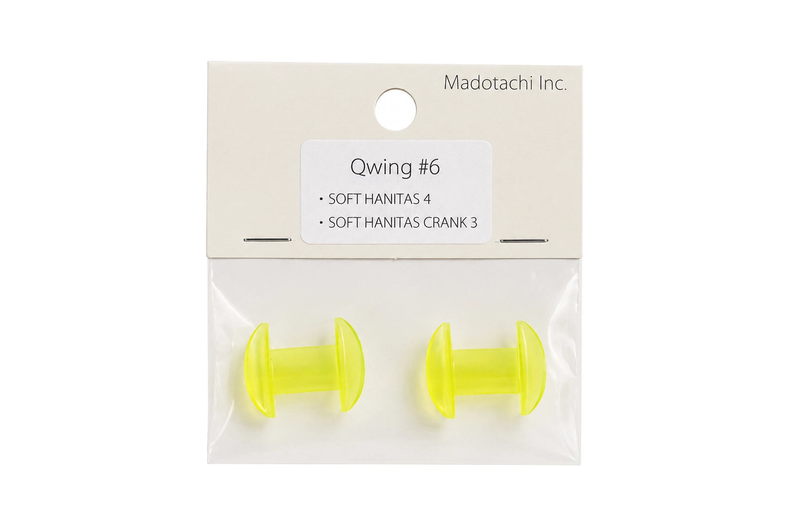 Madotachi QWING #6 for Soft Hanitas Crank 3 and Soft Hanitas 4