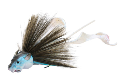 Savage Gear Mutant Rat hybrid rat lure for pike in Blue Pearl