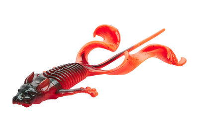 Savage Gear Mutant Rat Soft Loose Body rat softbait in Black Red