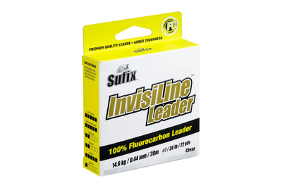 Sufix Invisiline Fluorocarbon Vorfach in der Verpackung, 100% Fluorocarbon