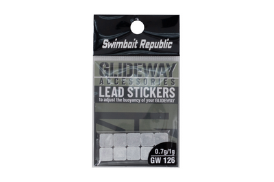 Swimbait Republic Glideway 126 Weight Stickers