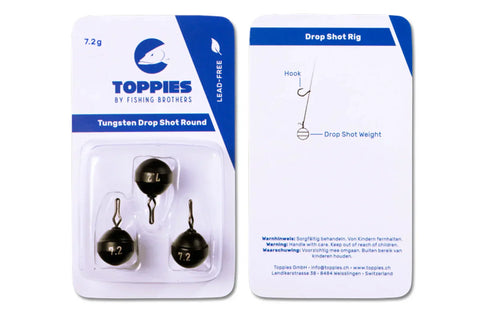 Toppies Tungsten Drop Shot Round