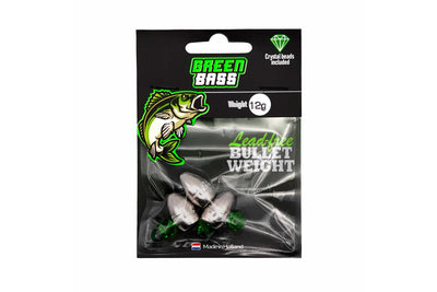 bass bullet fishing lure Green Bass Fishing Lead-Free Bullet Weight – Charlie's Fishing