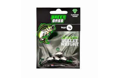Green Bass Fishing Lead-Free Bullet Weight