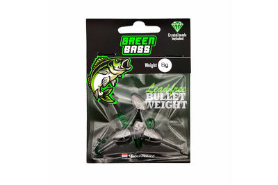 Green Bass Fishing Bullet Weight
