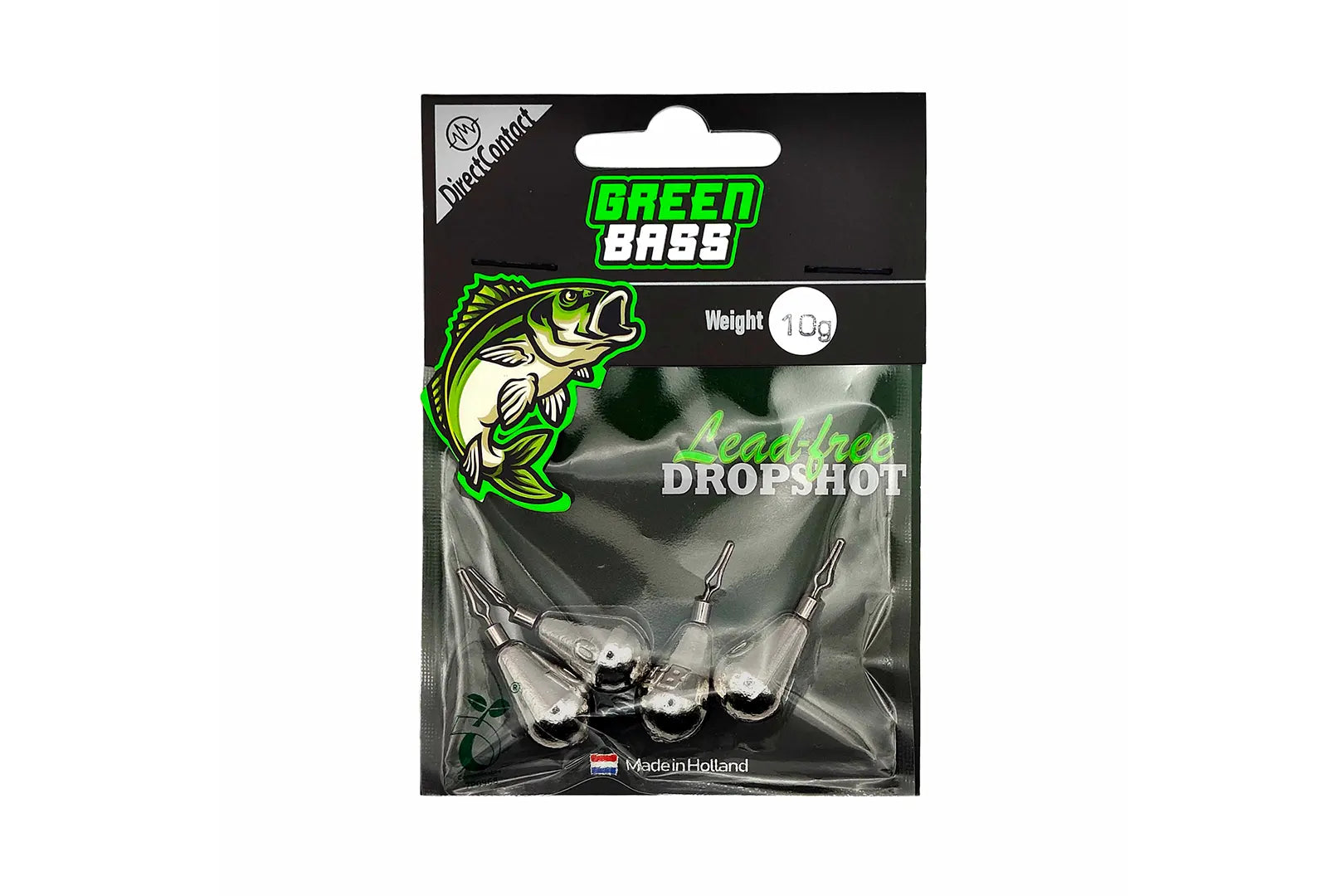Green Bass Lead-Free Dropshot