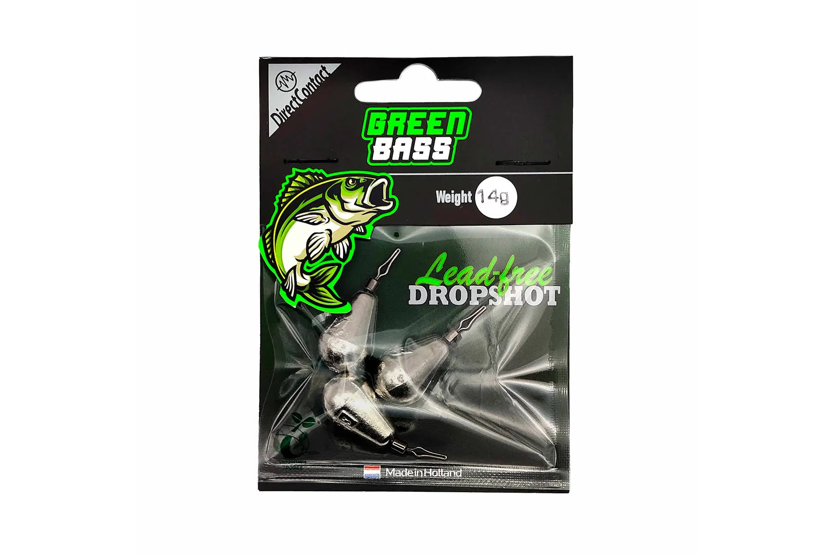 Green Bass Lead-Free Dropshot