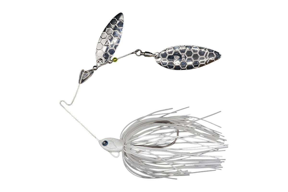 DSTYLE D-Spiker Compact spinnerbait i färgen Hyper White