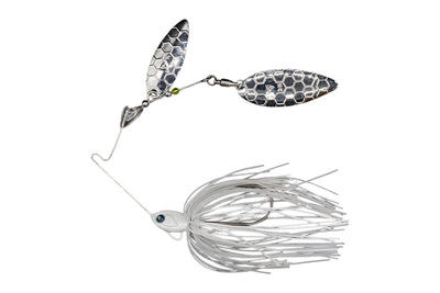 DSTYLE D-Spiker Compact spinnerbait i färgen Hyper White