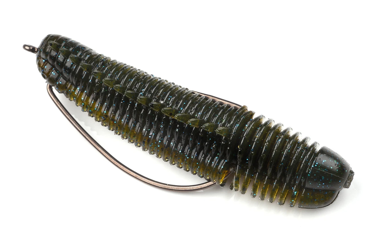 DSTYLE Freeimo 65 do-nothing softbait rigged on an offset hook