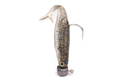 DSTYLE Virola 2.8" V-tail jigg riggad på jiggskalle
