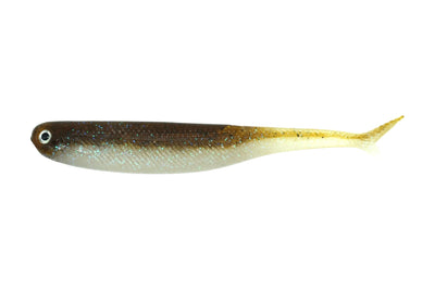 DSTYLE Virola Type HG 4" V-tail softbait in Green Pumpkin Fish