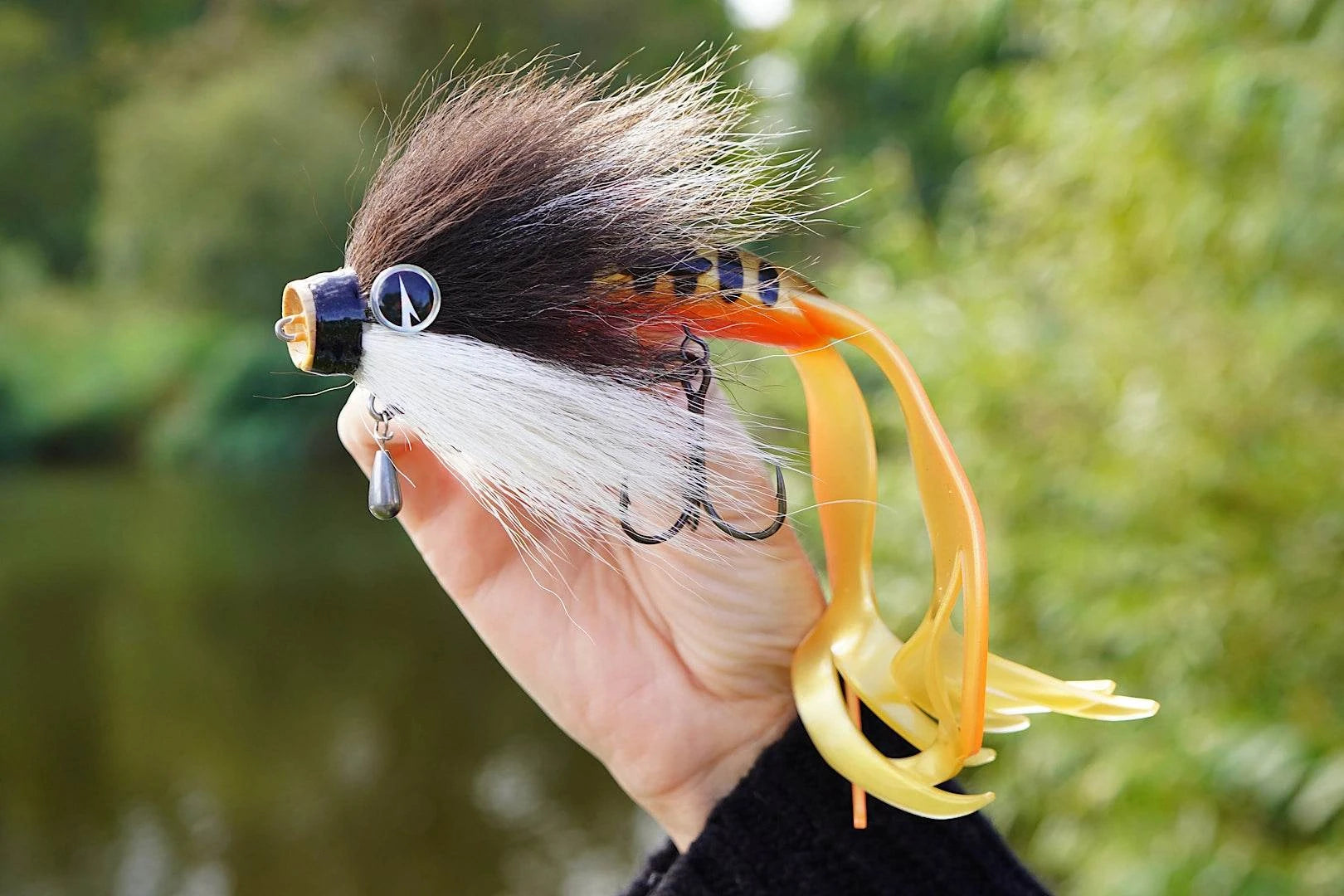 Frapp Double Croak 6.5 inch double-tail softbait for pike fishing