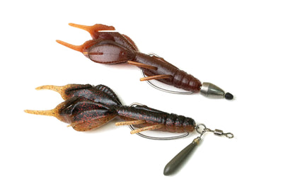 Kaesu Lop Hog on Texas rig and free rig, salted craw